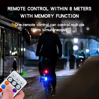 Wireless Light Aircraft Airplane Helicopter Warning Lights RGB Led Strobe lights Motorcycle Lights LED Flash with USB Charging
